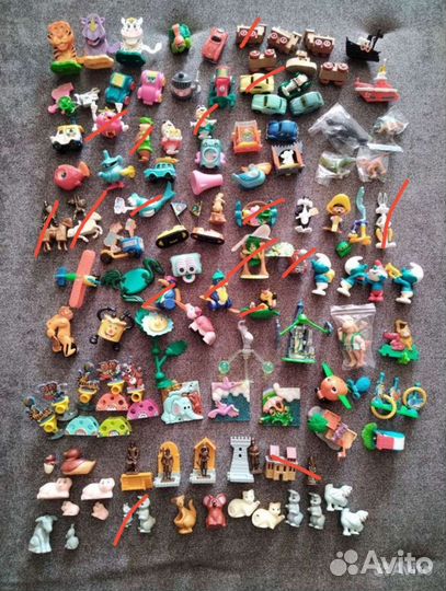 Киндер - сюрприз игрушки сборка 90х