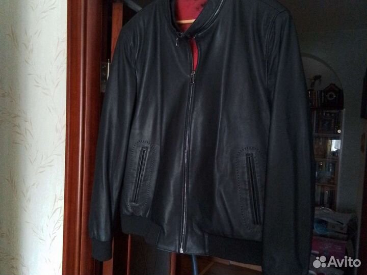 Кожаная куртка мужская бренд Brioni.Италия