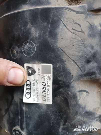 Моторчик печки в сборе Ауди А6 С6