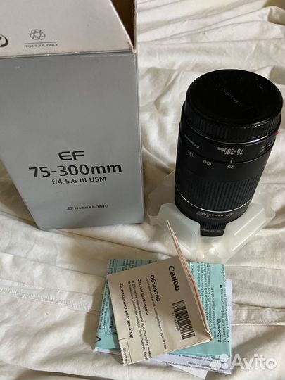 Объектив canon ef 75 300mm