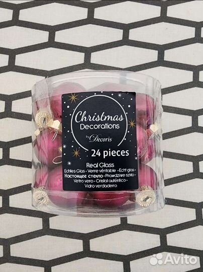 Стеклянные елочные шары