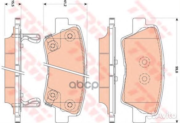 Колодки тормозные дисковые hyundai: accent IV