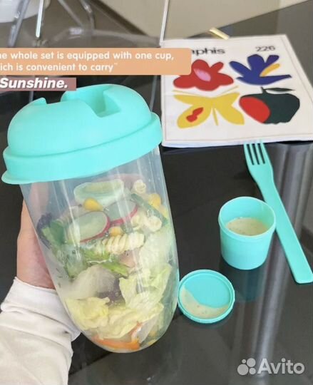 Салатница в форме бэнто для обеда