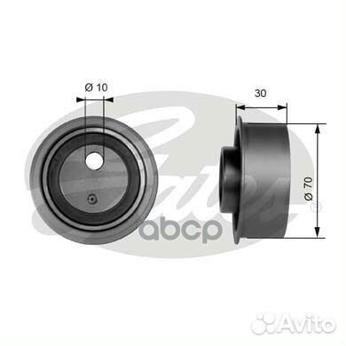 Ролик натяжной ремня грм t41041 Gates