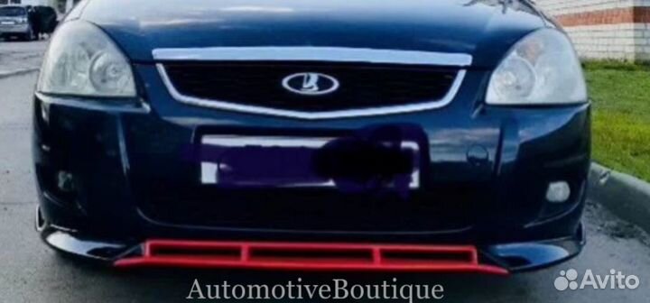 Губа сплиттер Барс переднего бампера приора 2