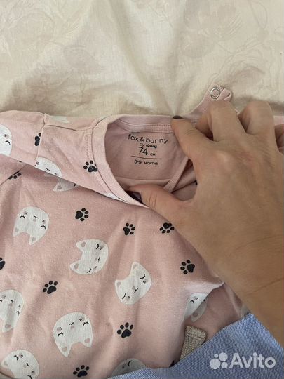 Пакет фирменных вещей для девочки 6-12 месяце