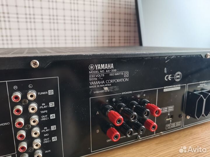 Усилитель yamaha ax-396