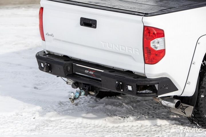 Бампер задний BMS alfa для Toyota Tundra 14-20