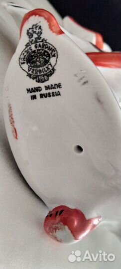 Статуэтка лиса и петух