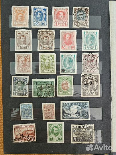 Марки почтовые старинные и СССР альбом