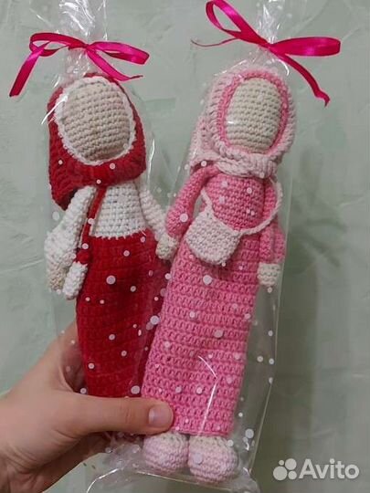Кукла мусульманка вязаная