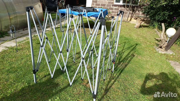 Шатер-гармошка для дачи