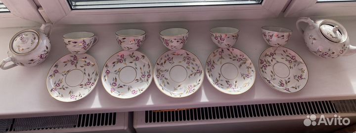 Чайный сервиз дулево розы