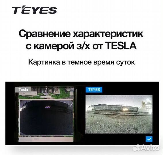 Камера заднего вида teyes