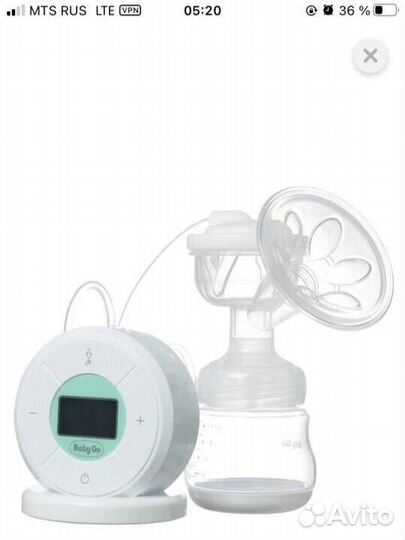 Молокоотсос электрический Baby GO