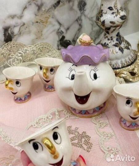 Чайный сервиз красавица и чудовище