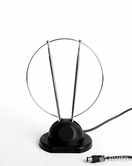 Антенна комнатная телескопическая на подставке VHF