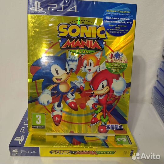 Sonic Mania Plus PS4/PS5 Артбук новый
