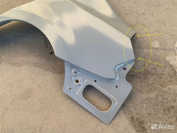 Крыло заднее левое Polo Sed