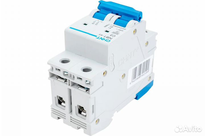Автоматический выключатель chint NB1-63, 2P, 3A, 6
