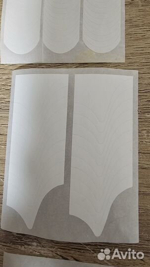 Наклейки, трафареты для французского маникюра MIX