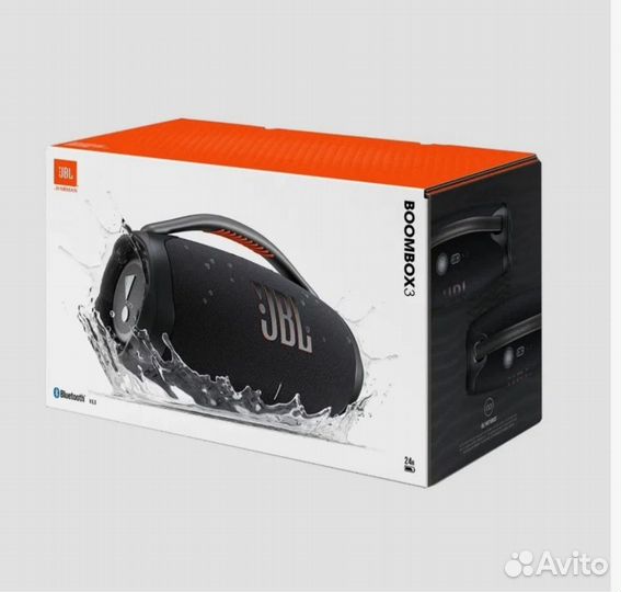 Портативная колонка JBL Boombox 3, черный