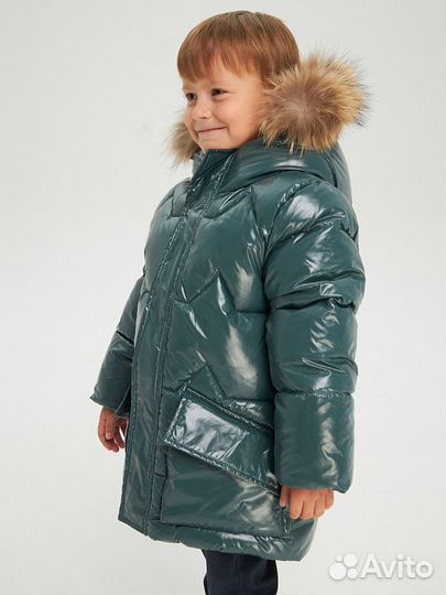 Пуховик куртка Bobo taim 98,104,110,122,128зима-35