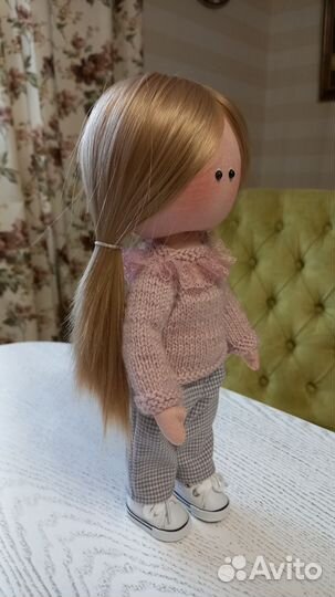 Интерьерная кукла ручной работы 30 см