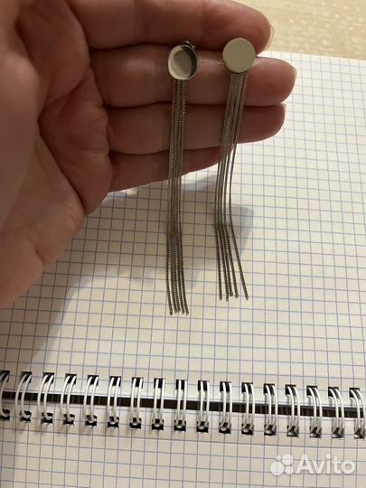 Серебряные серьги