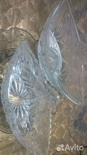 Хрустальная конфетница СССР