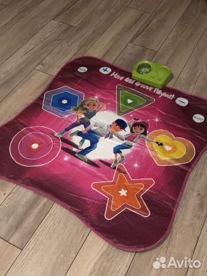 Танцевальный коврик с диско подсветкой