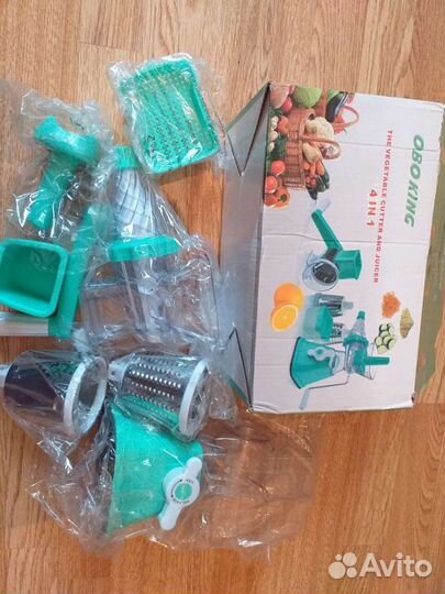 Набор терка, слайсер, соков OBO king 4 in 1 новый