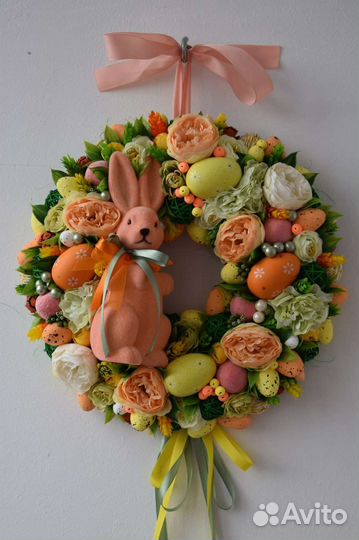 Венок декоративный на дверь