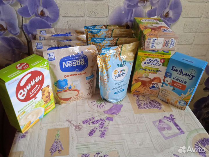 Детские каши молочные