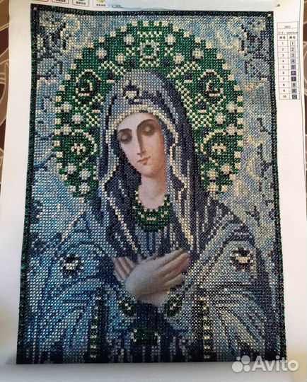 Икона (готовая, алмазная мозаика)