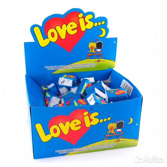 Жвачка Love is со вкусом Клубника-Банан