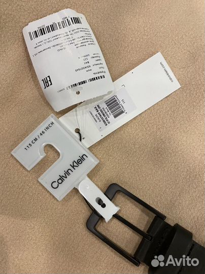 Ремень calvin klein, оригинал, кожа