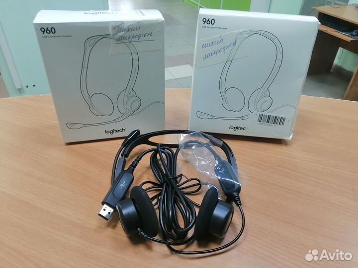 Гарнитура Logitech 960 для колл-центров