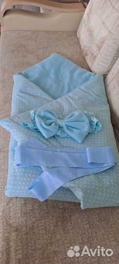 Одеяло на выписку для мальчика