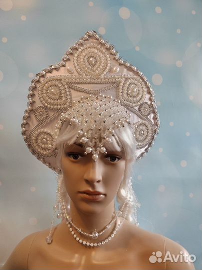 Кокошник Снегурочки 