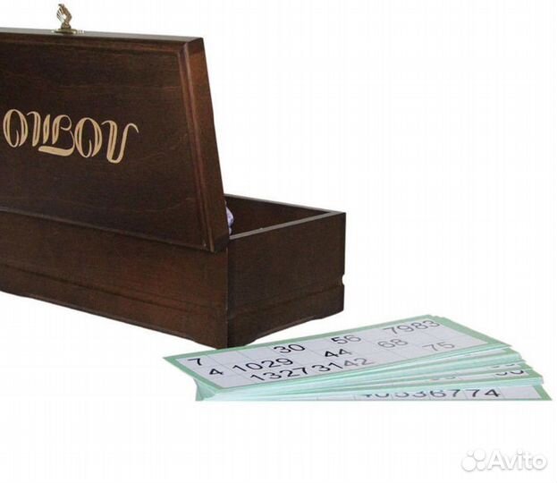 Лото, бочонок деревянный