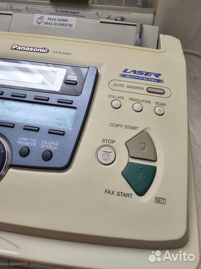 Мфу panasonic kx-flm653