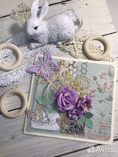 Открытка ручной работы