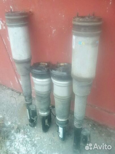 Пневмостойки на Мерседес w220, передние рычаги гур