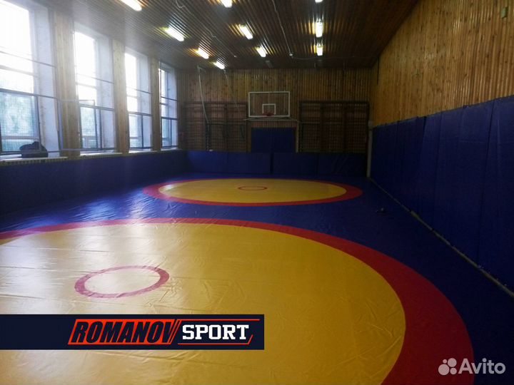 Классический ковер для борьбы (две боевые зоны)