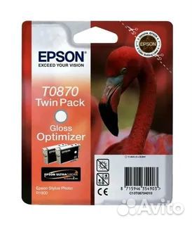 Картридж Epson T0870 Gloss Optimizer C13T08704010
