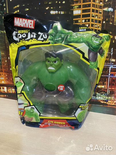 Фигурка GooJitZu Халк тянущаяся большая 38183