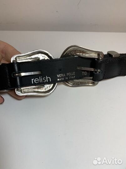 Ремень кожаный Италия 75-85см