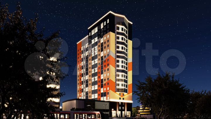 2-к. квартира, 41,7 м², 4/20 эт.