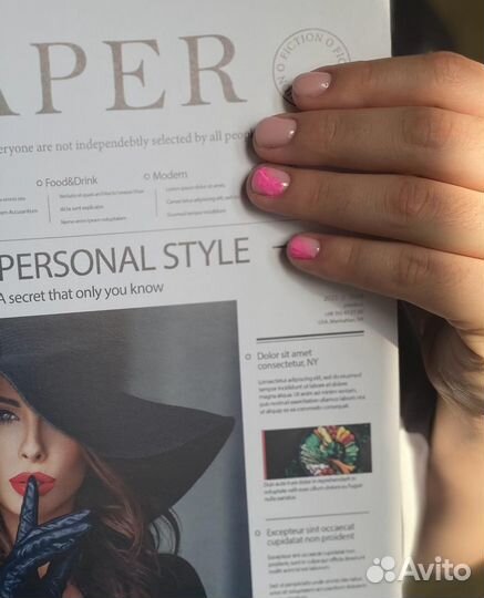 Маникюр с покрытием гель лак